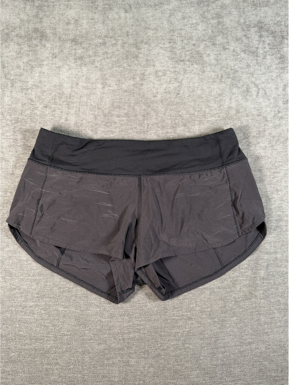 Lululemon Speed Up Mid-Rise Running Shorts Black Size 6 Reg